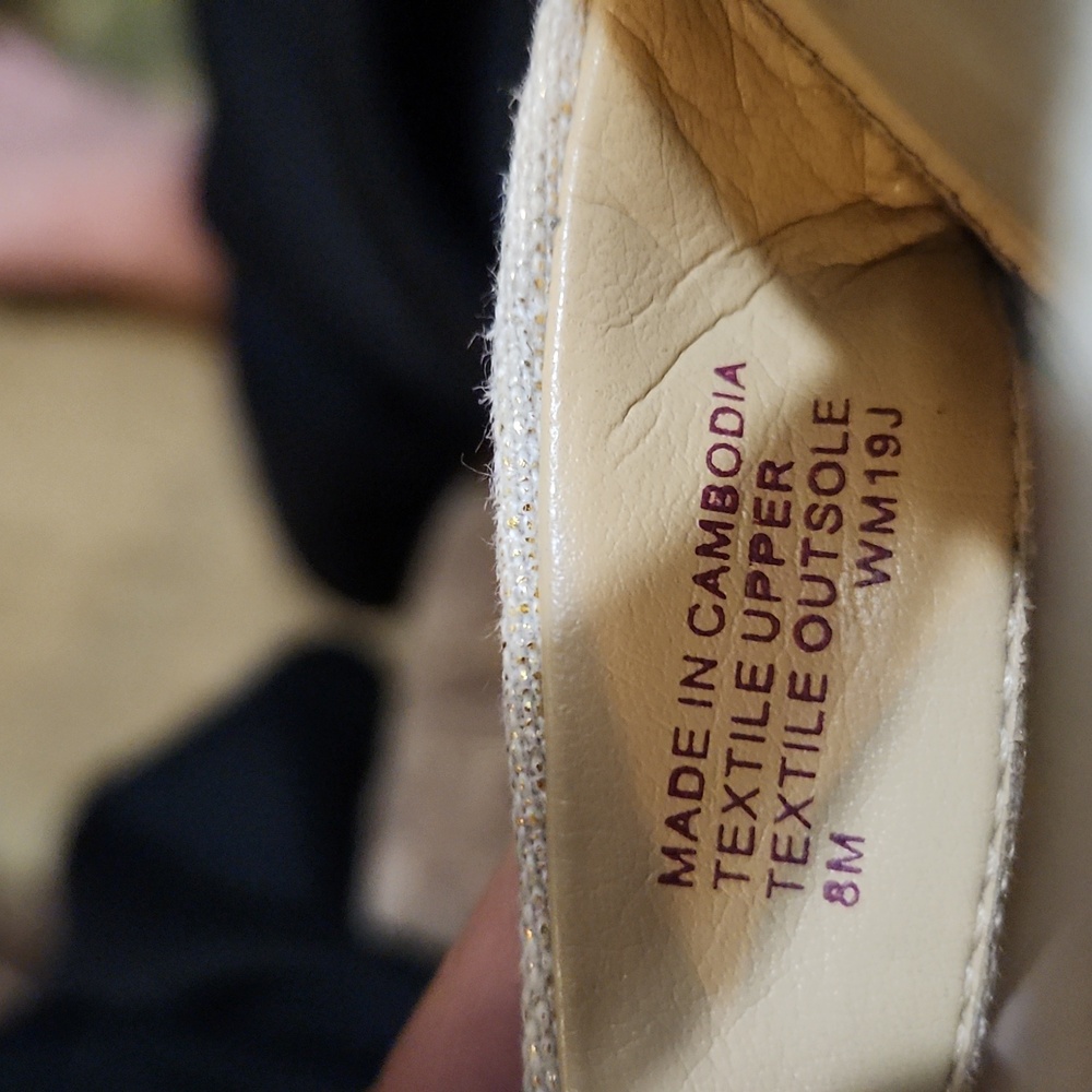 Michael Mk Kors Elegant Cream/gold Sandals Michael Kors Berkley Wedhe - Picture 9 of 9